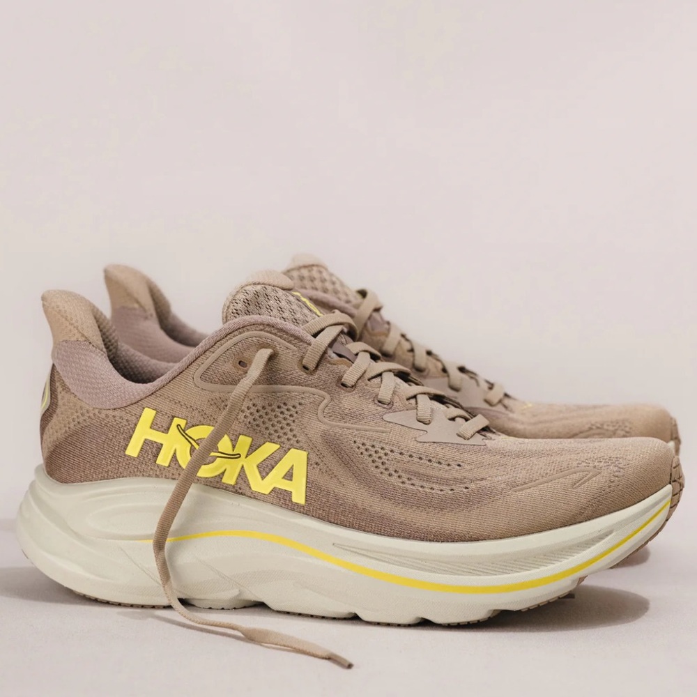 Hoka Clifton 10 Sneakers Raw Linen Stone - Picture 2 of 13